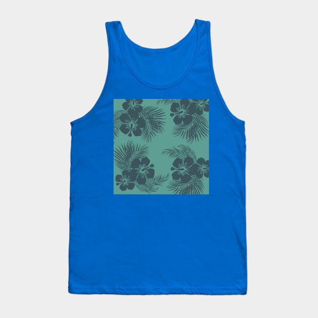 GTA Vice City Inspired Tropical Design Tank Top by The Libertarian Frontier 
